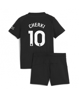 Manchester City Rayan Cherki #10 Maglia Gara Trasferta Repliche 2025-26 Bambino Maniche Corte Manchester City Rayan Cherki #10 Maglia Gara Trasferta Repliche 2025-26 Bambino Maniche Corte